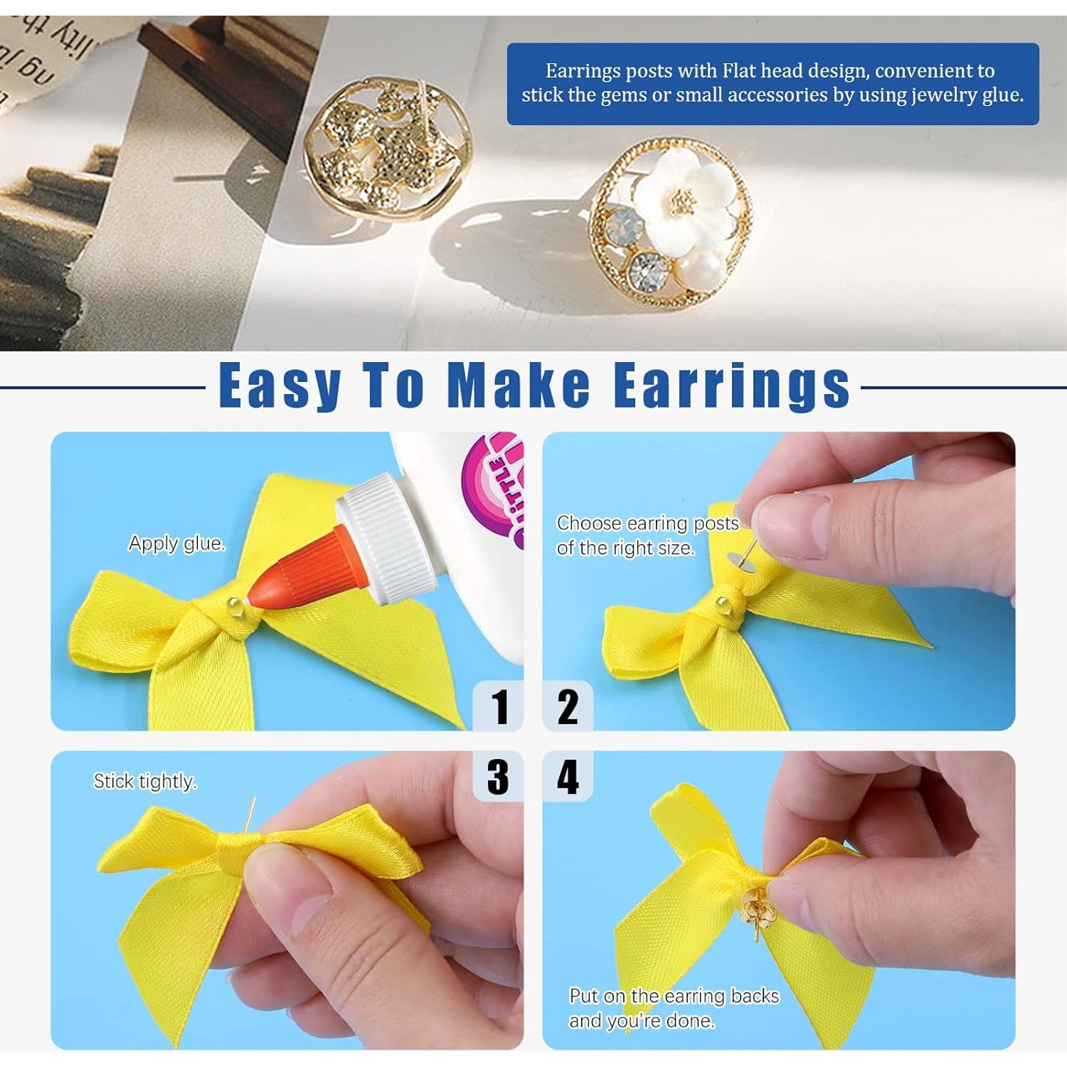 Kit de Fabricación de Aretes Glarks 3053 Piezas Acero Inoxidable