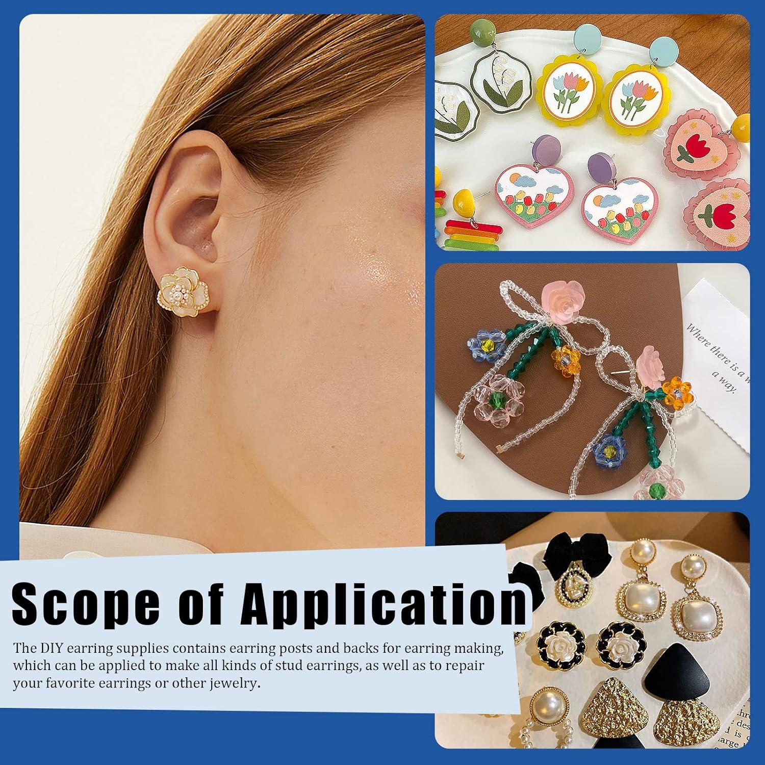 Kit de Fabricación de Aretes Glarks 3053 Piezas Acero Inoxidable