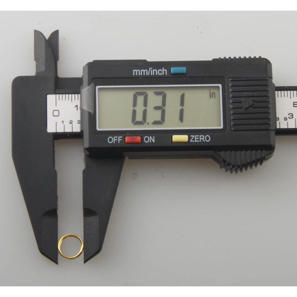 Anillos Divididos Doble Bucle MAHAVIMOKSA 200pcs 8mm Oro KC