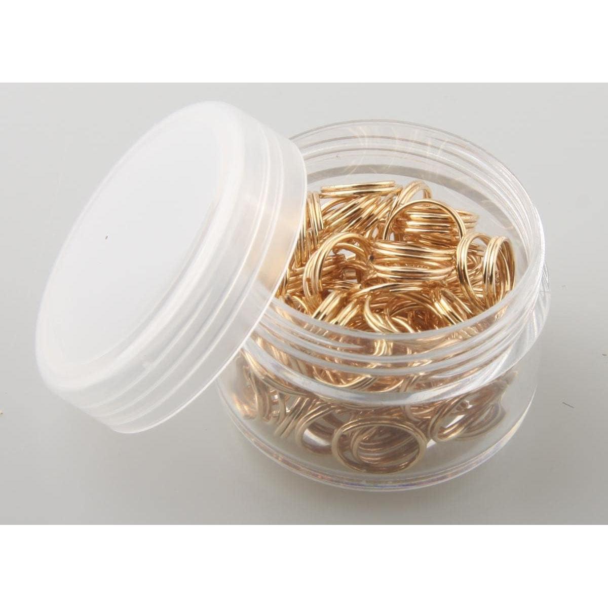 Anillos Divididos Doble Bucle MAHAVIMOKSA 200pcs 8mm Oro KC