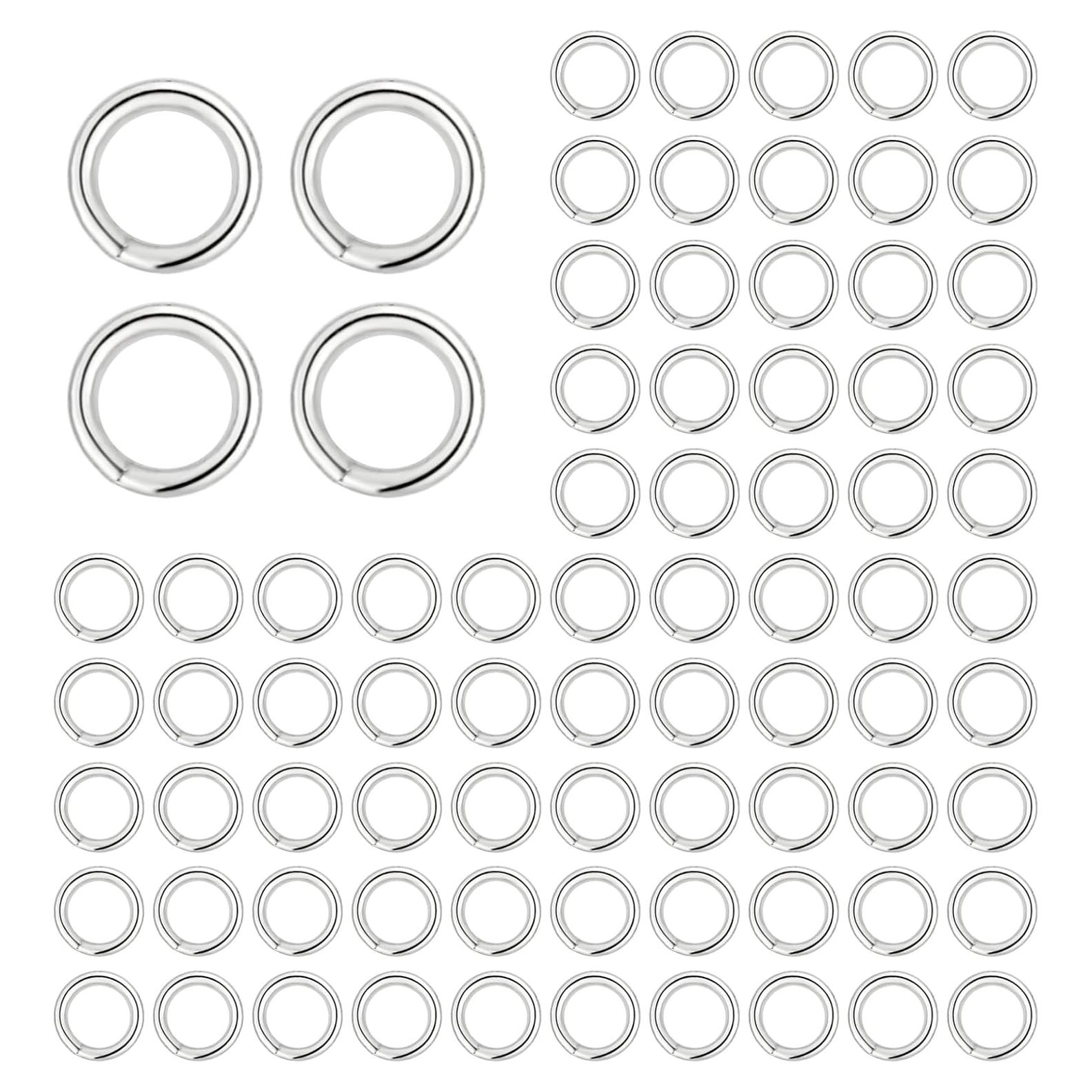 200 Anillas Abiertas de Plata LCCHOLV para Joyería 4mm