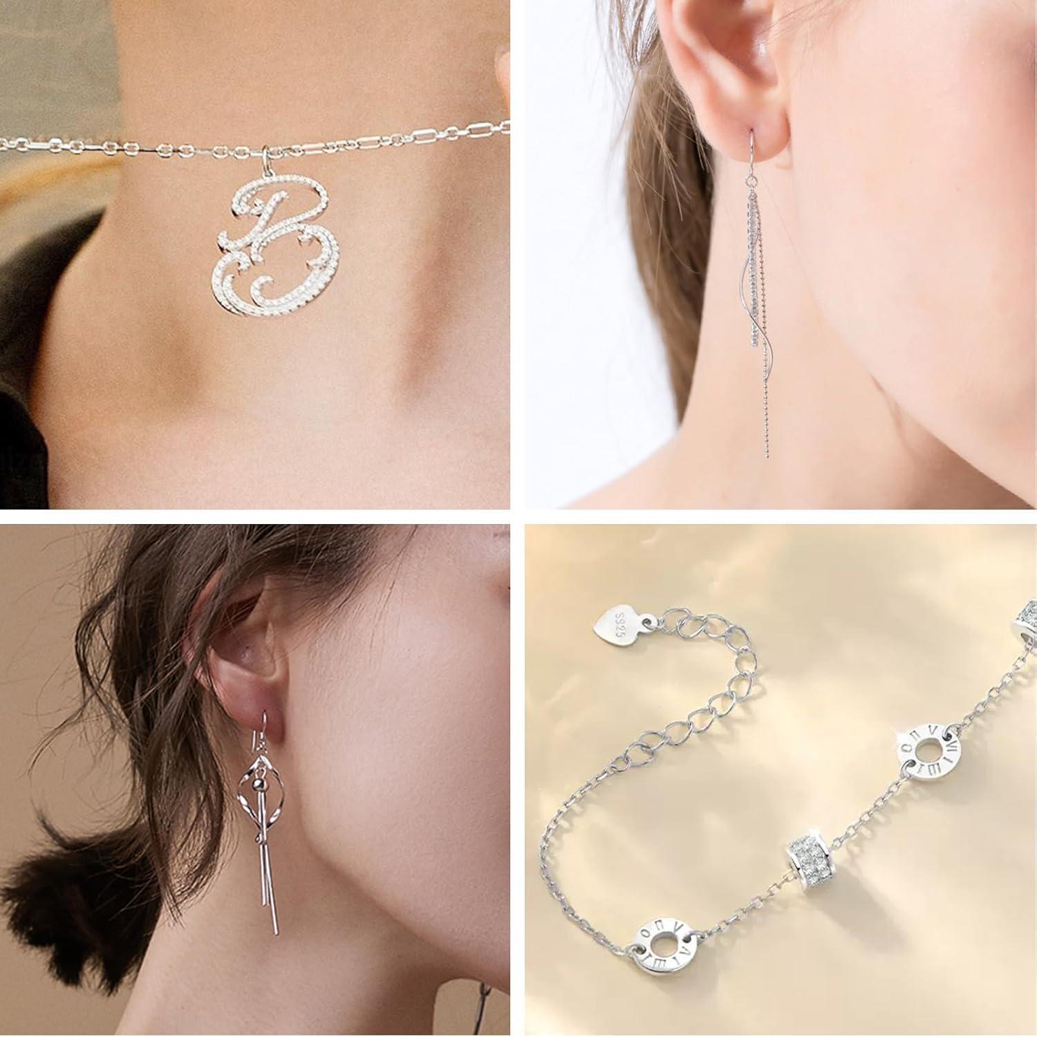 200 Anillas Abiertas de Plata LCCHOLV para Joyería 4mm