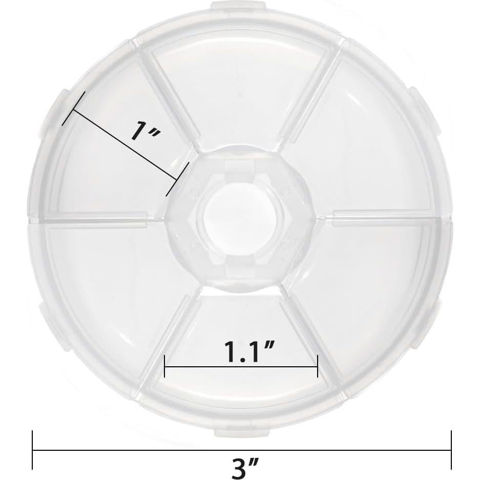 Kit de Anillas de Salto Craft County - 3 Tamaños y Color Rojo