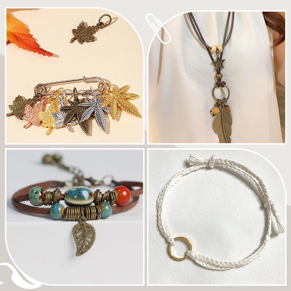 360 Anillos de Salto Cerrados PH PandaHall 4 Tamaños Dorados