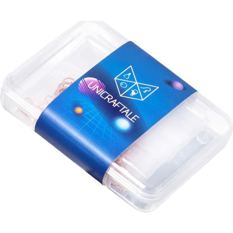 Anillas Abiertas de Salto UNICRAFTALE 250pcs Oro Rosa 3-6mm