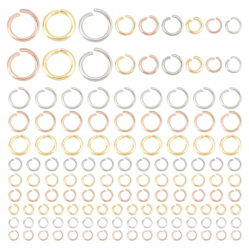 Anillas Abiertas de Acero Inoxidable UNICRAFTALE 450 Piezas