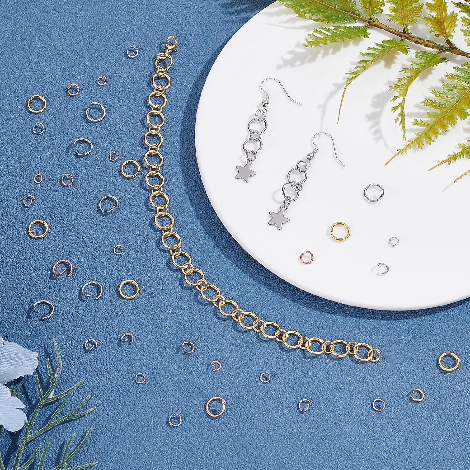 Anillas Abiertas de Acero Inoxidable UNICRAFTALE 450 Piezas