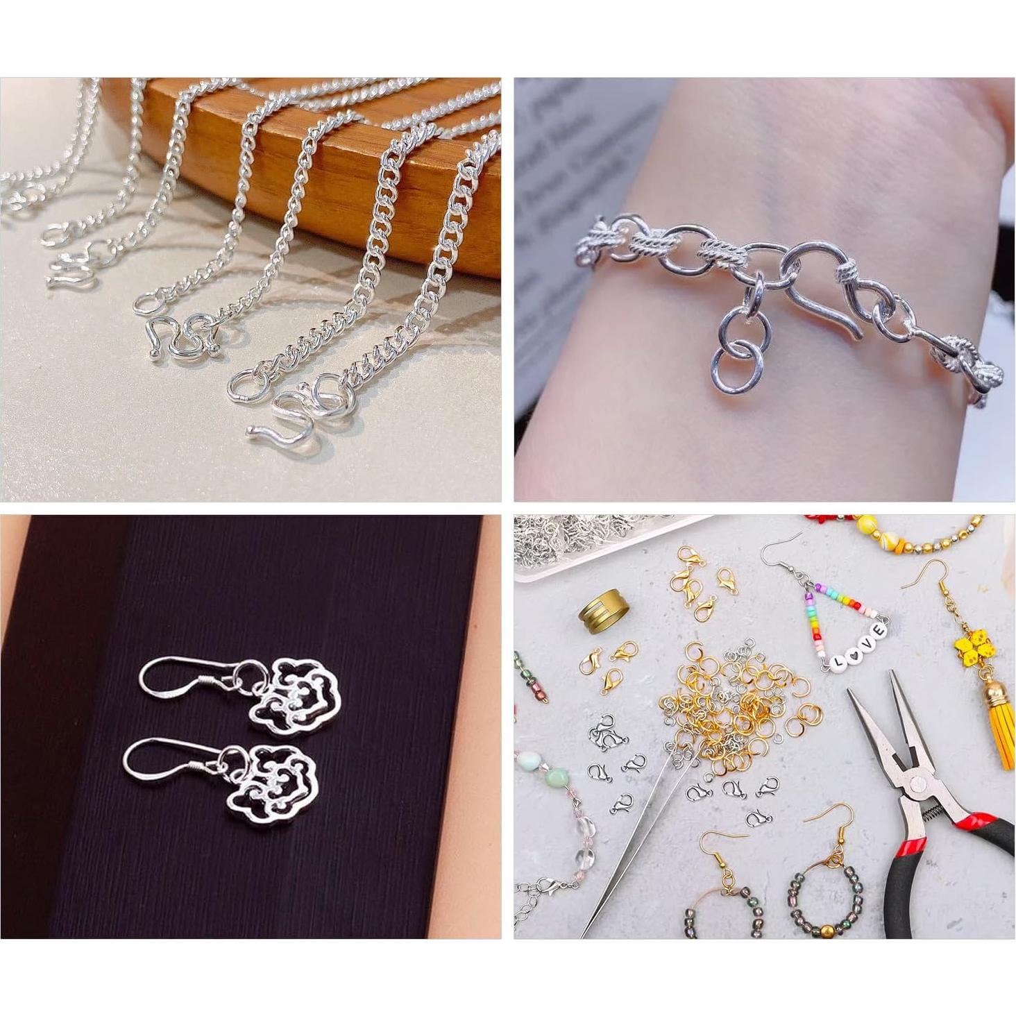 1000 Anillas de Salto Abiertas Plata 925 MICROAMOY 4x0.7mm