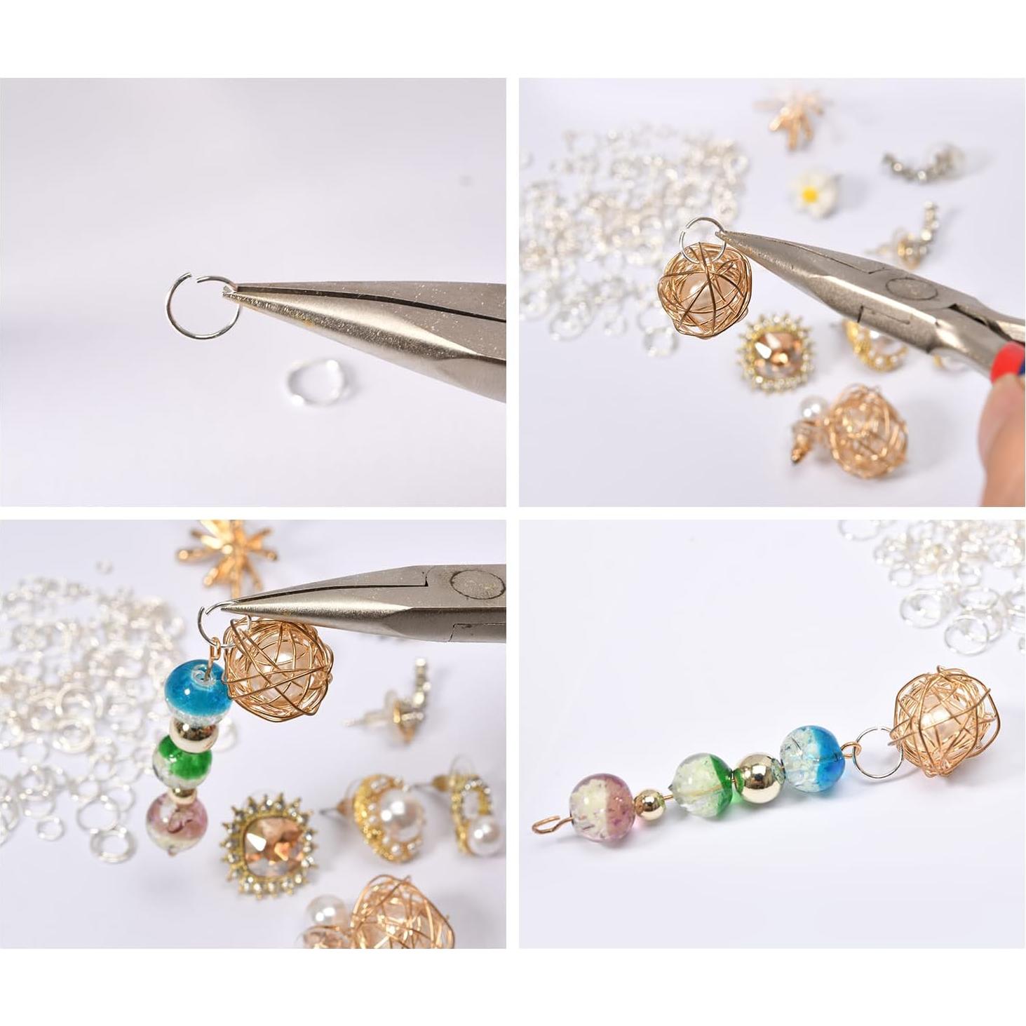 1000 Anillas de Salto Abiertas Plata 925 MICROAMOY 4x0.7mm