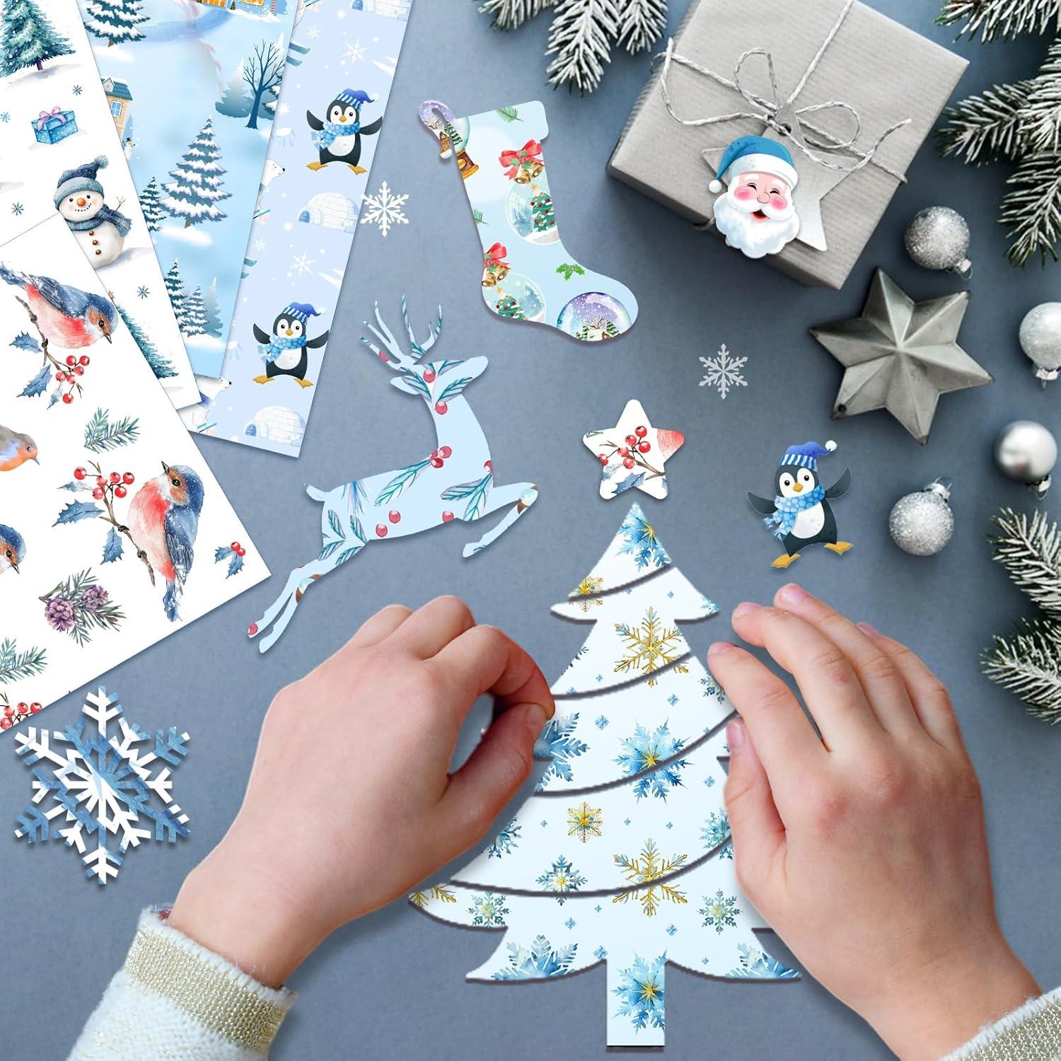 Konsait Papel de Scrapbook Navidad 60 Hojas 14.8x21 cm