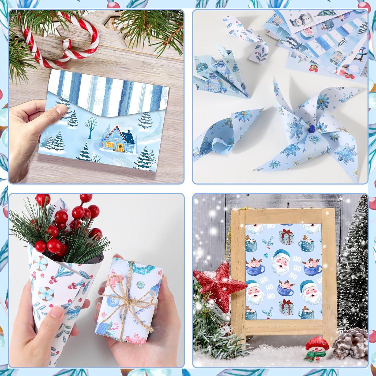 Konsait Papel de Scrapbook Navidad 60 Hojas 14.8x21 cm