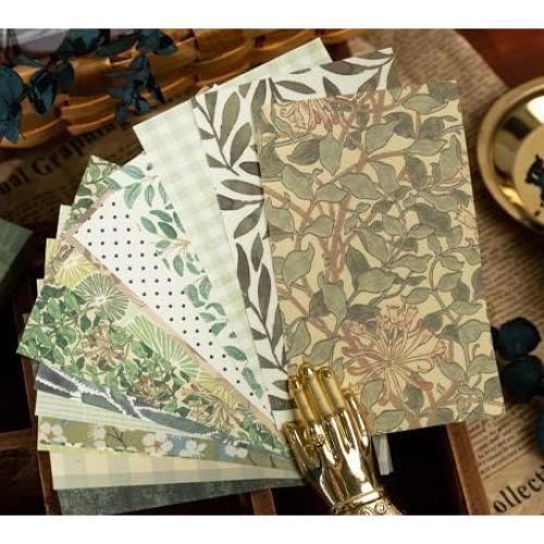 180 Hojas Papel Decorativo Vintage X Hot Popcorn 13x8.1cm