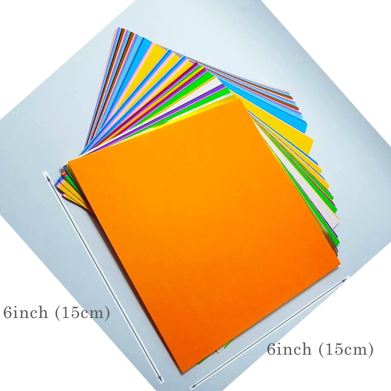 Juego de Papel Origami Japonés 300 Hojas 23 Colores 15.24 cm