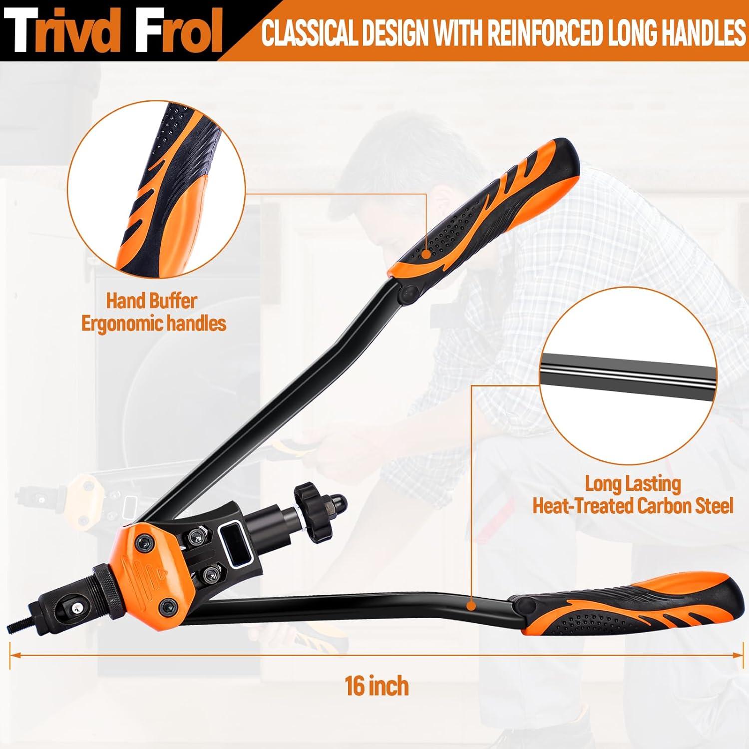 Kit Herramienta de Tuerca Remachada Trivd Frol 16" 281 Piezas