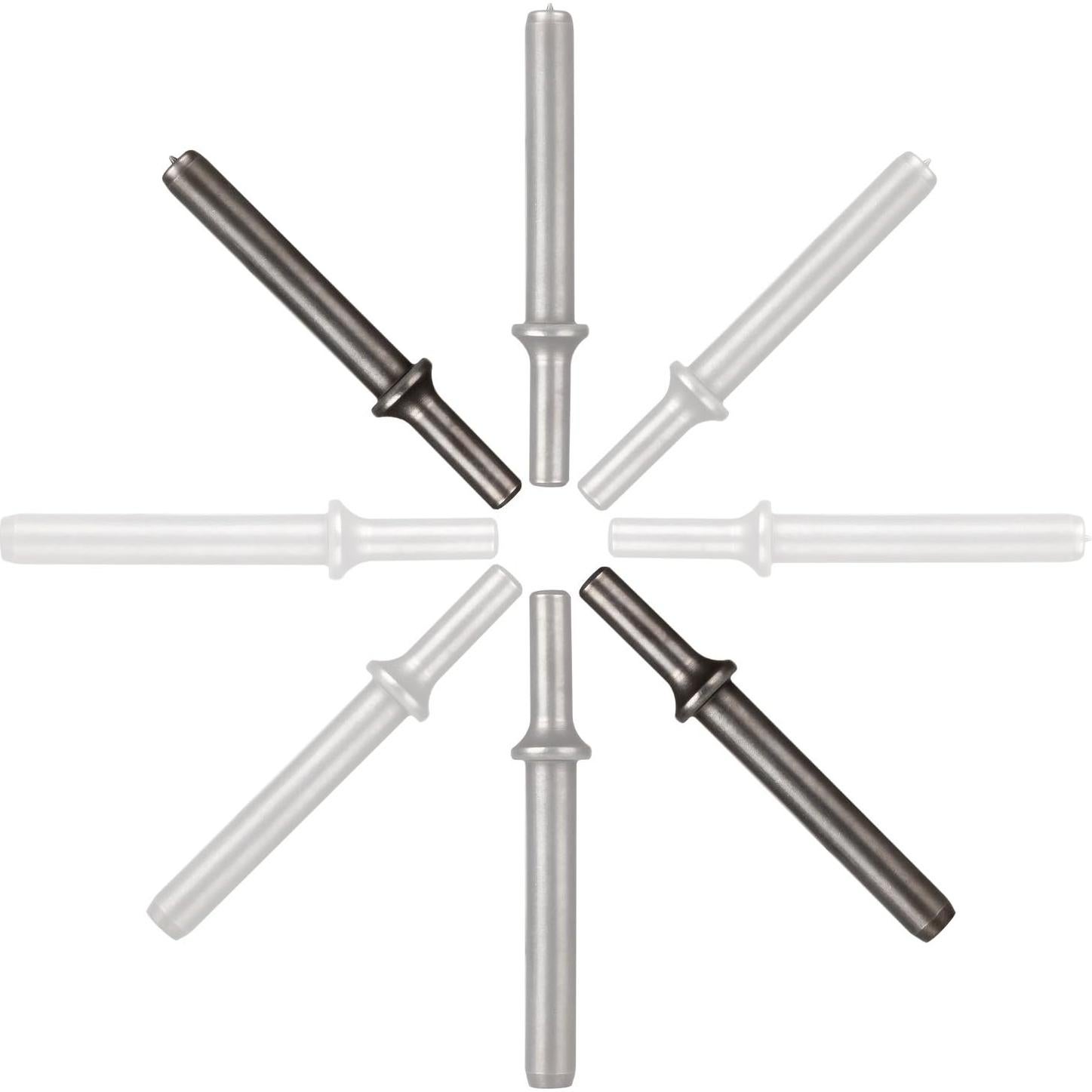 Juego de Remaches Neumático Abuff 2 Piezas 11.68 cm Acero