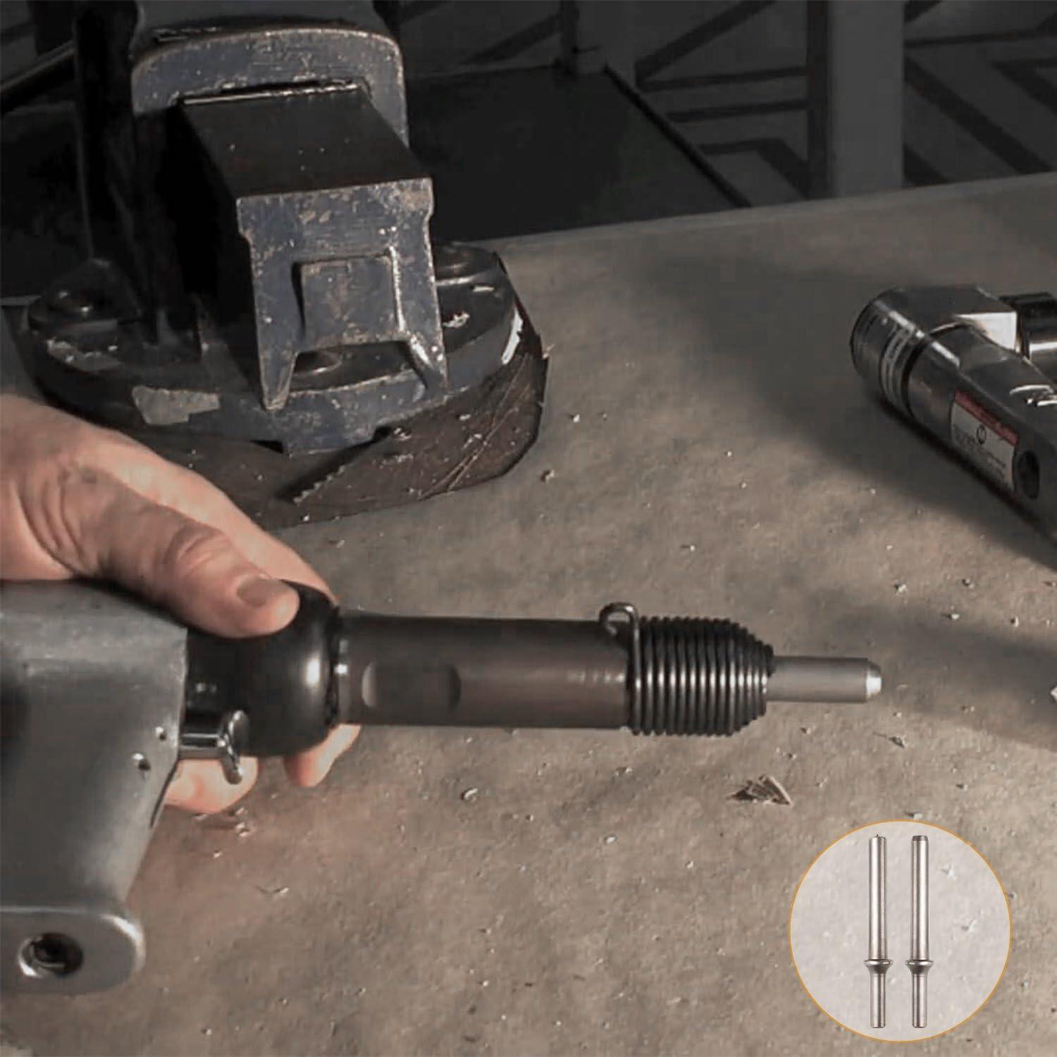 Juego de Remaches Neumático Abuff 2 Piezas 11.68 cm Acero