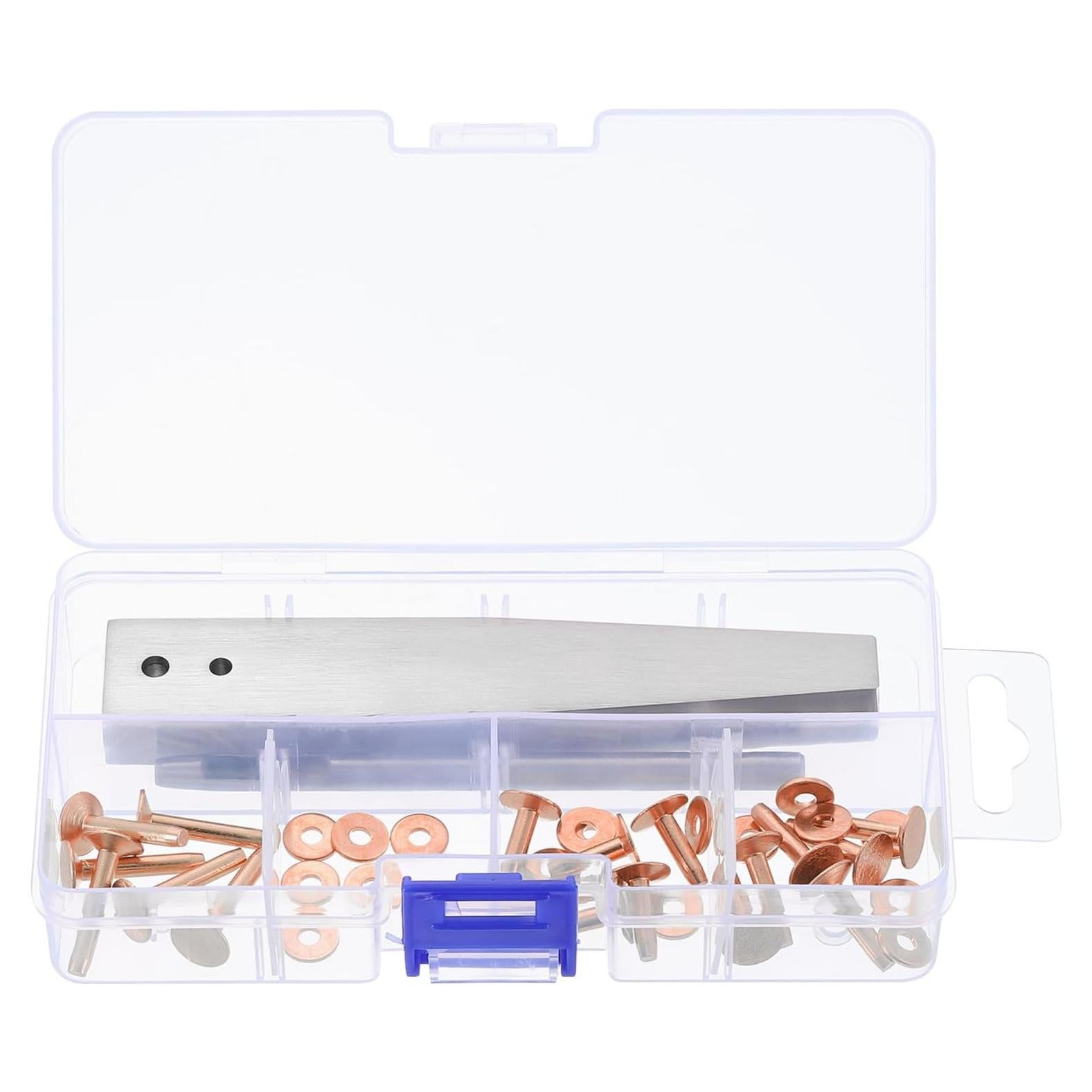 Kit de Remaches y Arandelas de Cobre uxcell - 39 Piezas