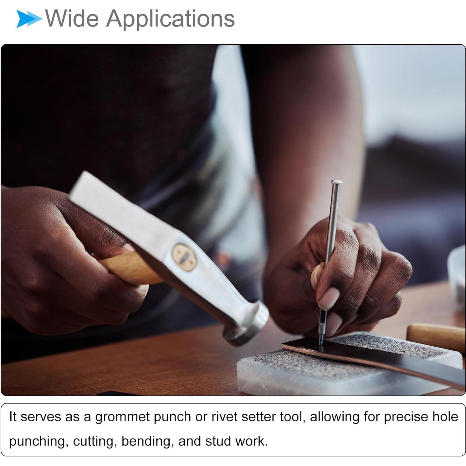 Punzonadora de Cuero CoCud 1.2mm, Acero, 100mm Longitud