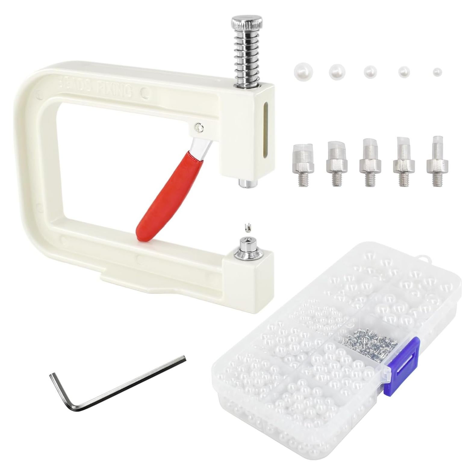 Máquina de Prensa Manual SHRJ para Perlas Blancas 4-10mm