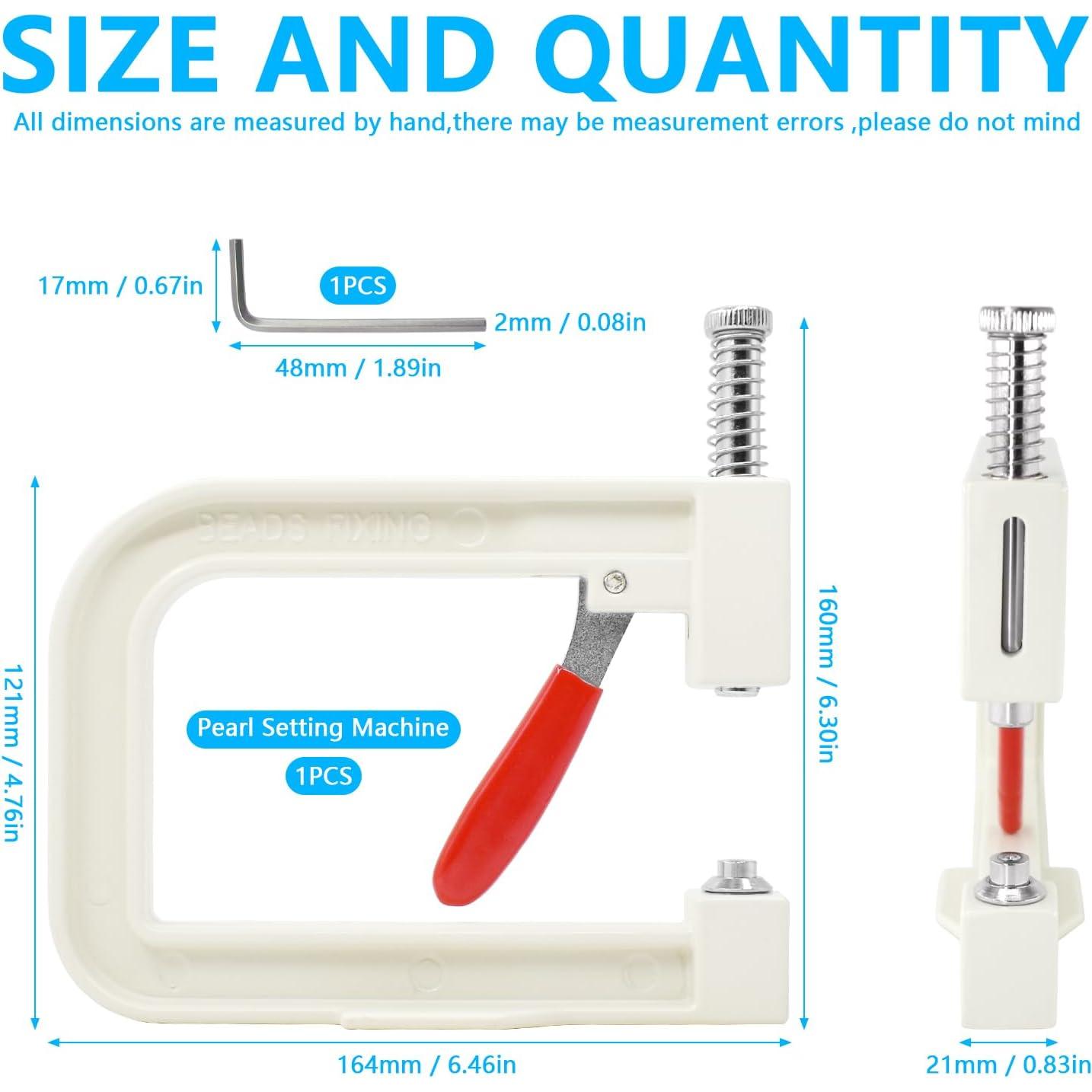 Máquina de Prensa Manual SHRJ para Perlas Blancas 4-10mm