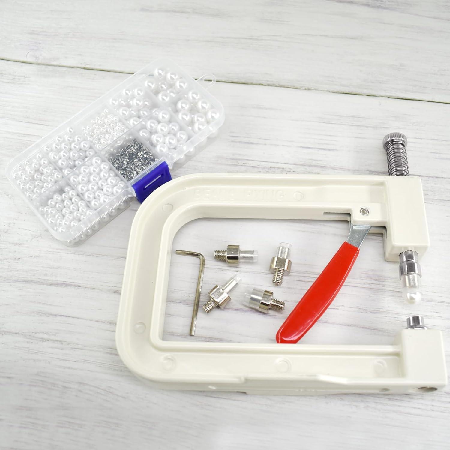 Máquina de Prensa Manual SHRJ para Perlas Blancas 4-10mm