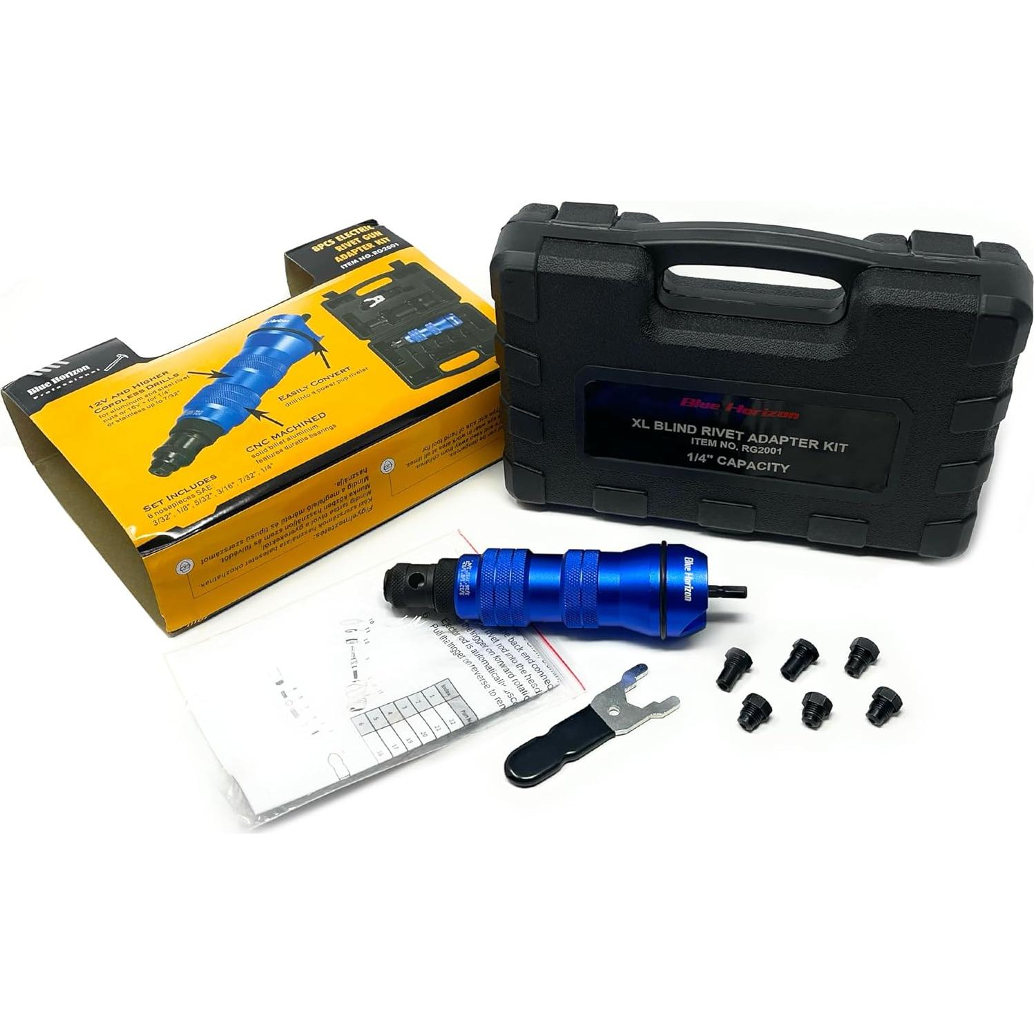 Adaptador de Remachadora Blue Horizon RN2001 para Taladro 0.86 kg