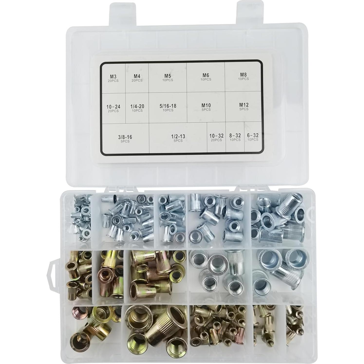 Kit de Herramientas para Tuercas Remachadas DKwoeshg 16"