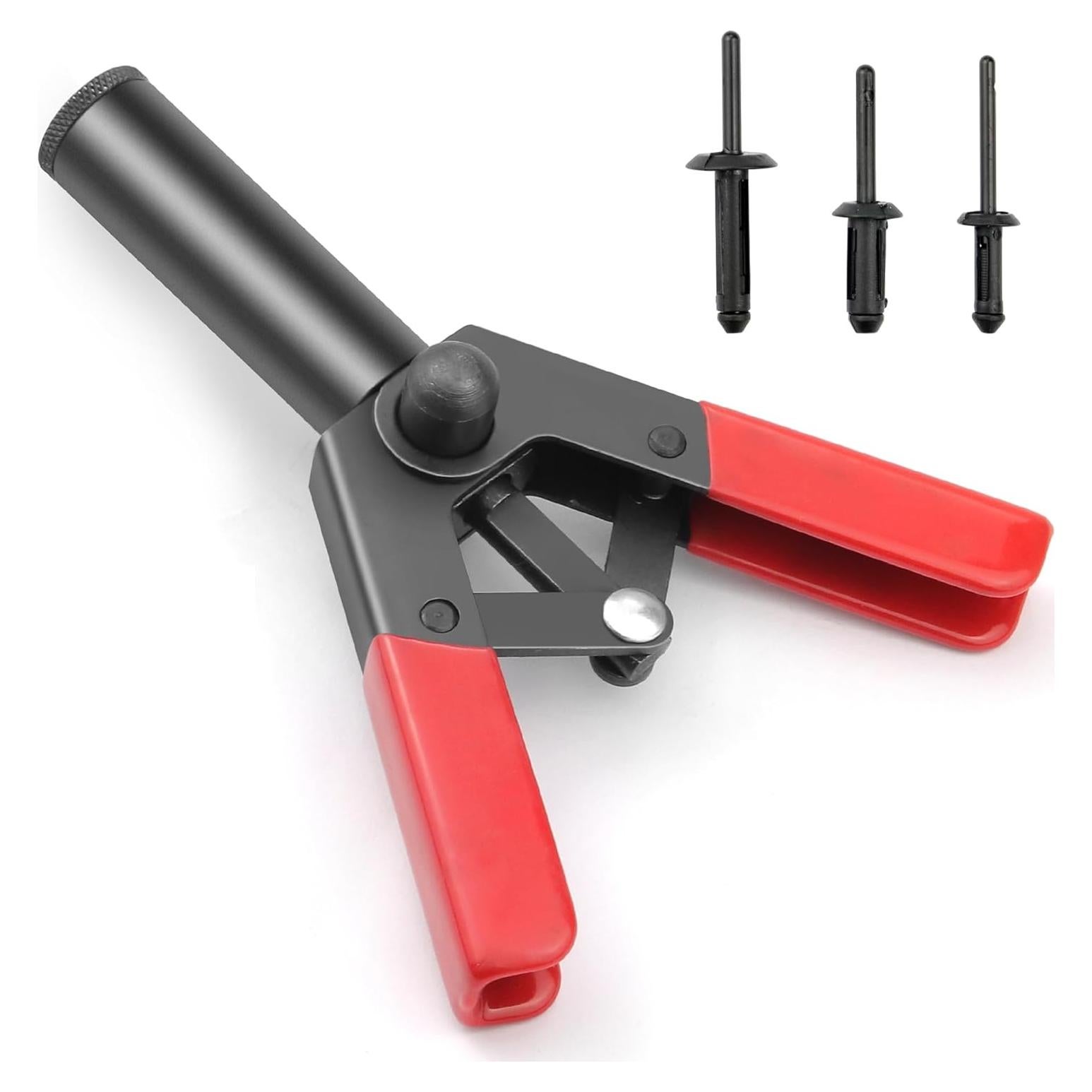 Juego de pistola de remaches Mejiao con 30 remaches de nylon