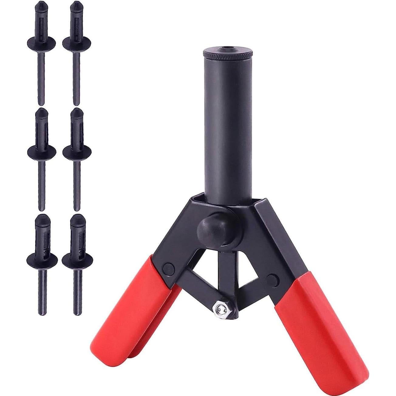 Juego de pistola de remaches Mejiao con 30 remaches de nylon