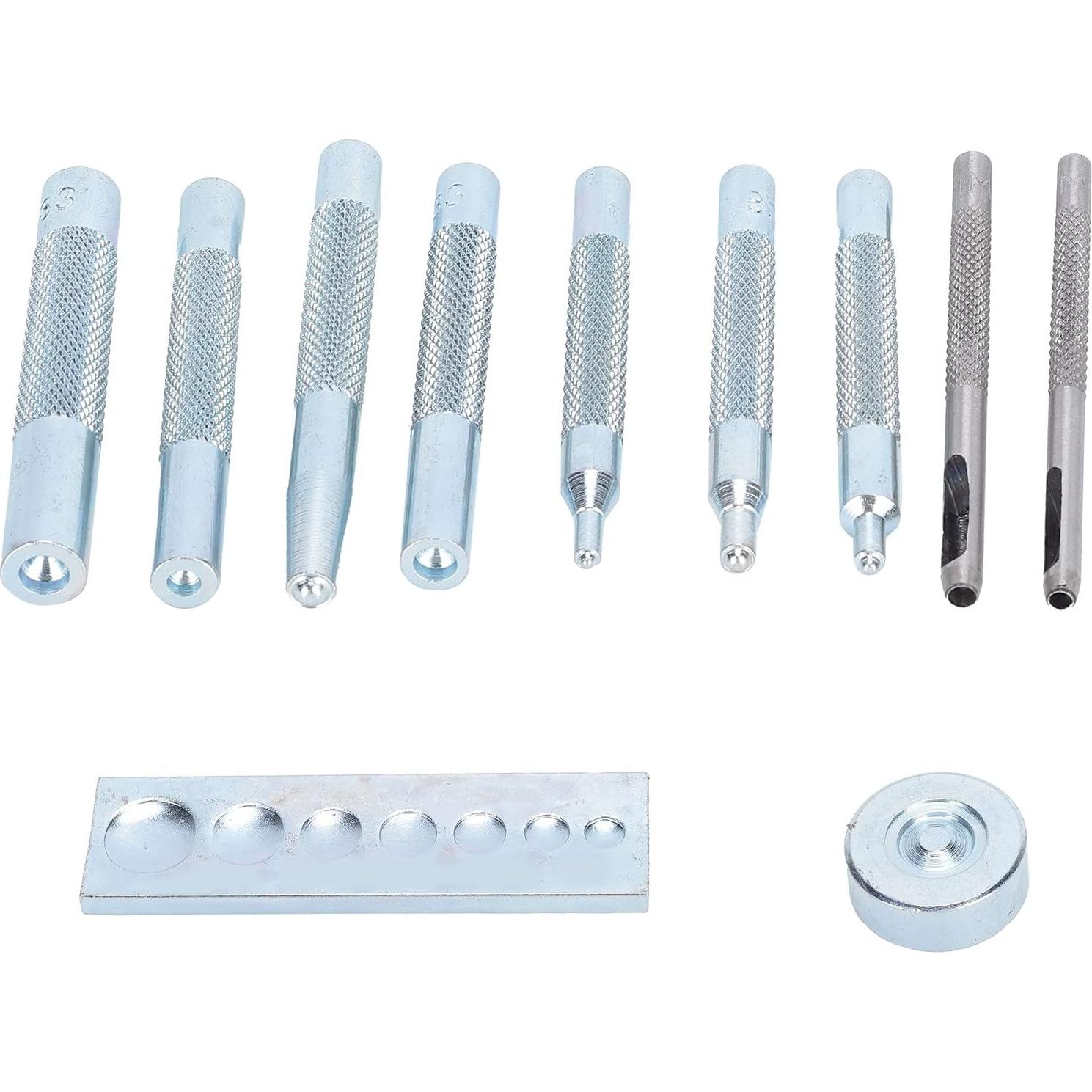 Kit de Herramienta de Perforación de Ojal Fafeicy - Acero Alta Velocidad