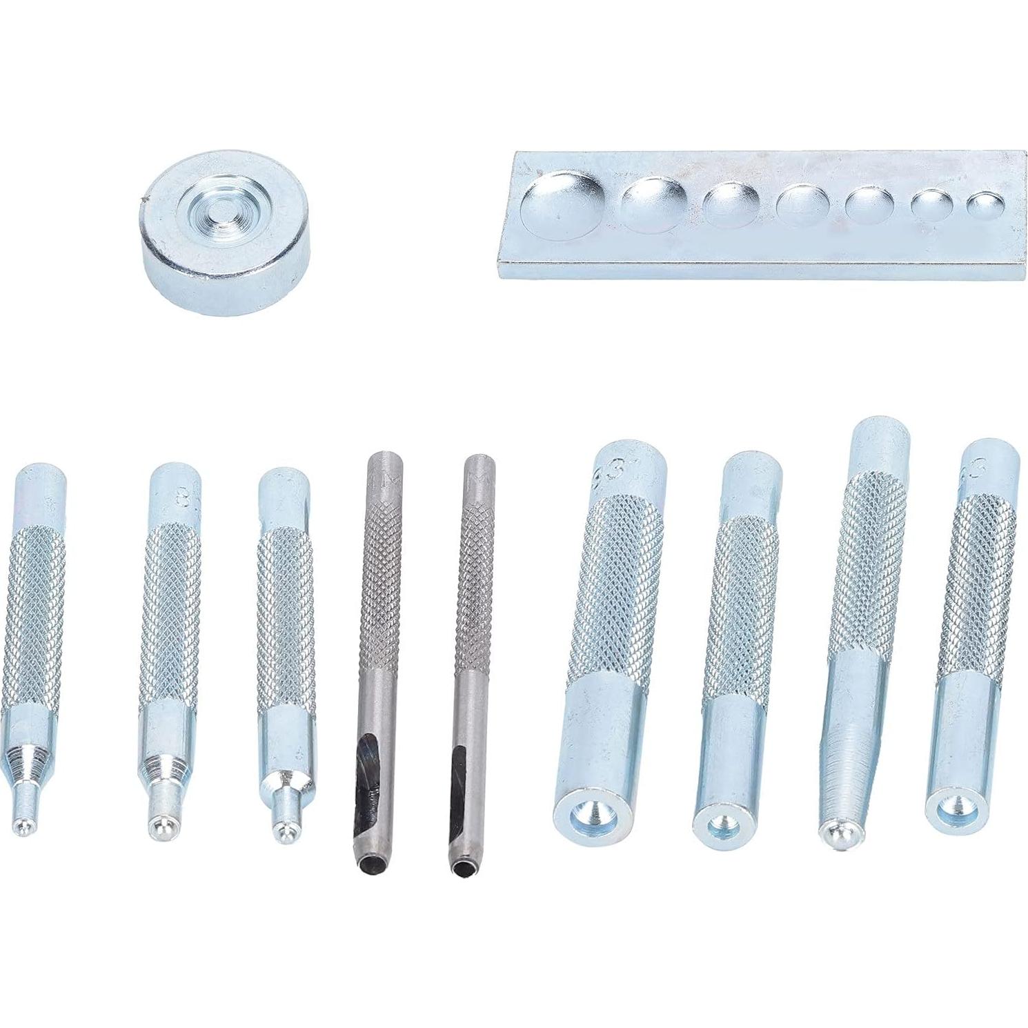 Kit de Herramienta de Perforación de Ojal Fafeicy - Acero Alta Velocidad