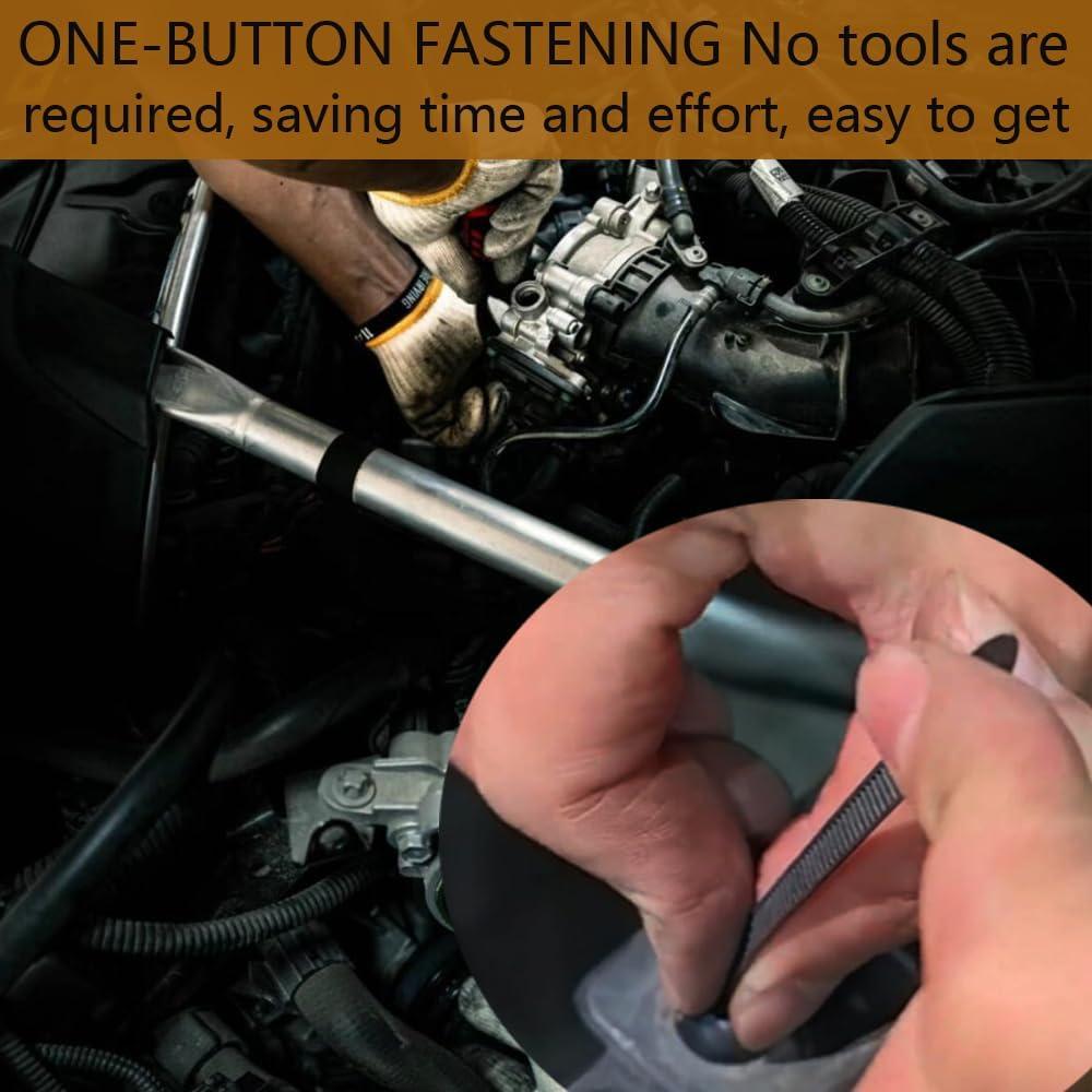 Hebillas de Brida de Cable 60 Pcs Nylon Auto Bloqueante