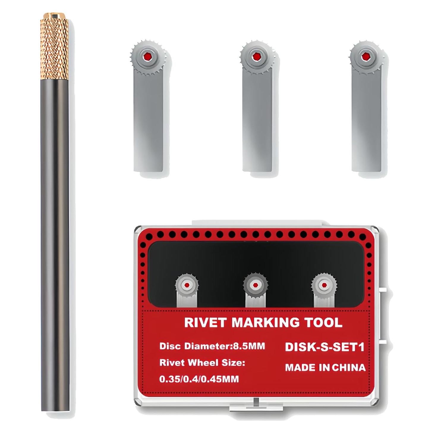 Herramienta de Remaches HUBEST RM-S1 con Mango y 3 Ruedas