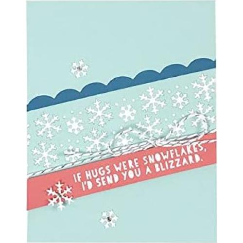 Troqueles de Corte AHTOLS Corazón y Copo de Nieve 13.68cm