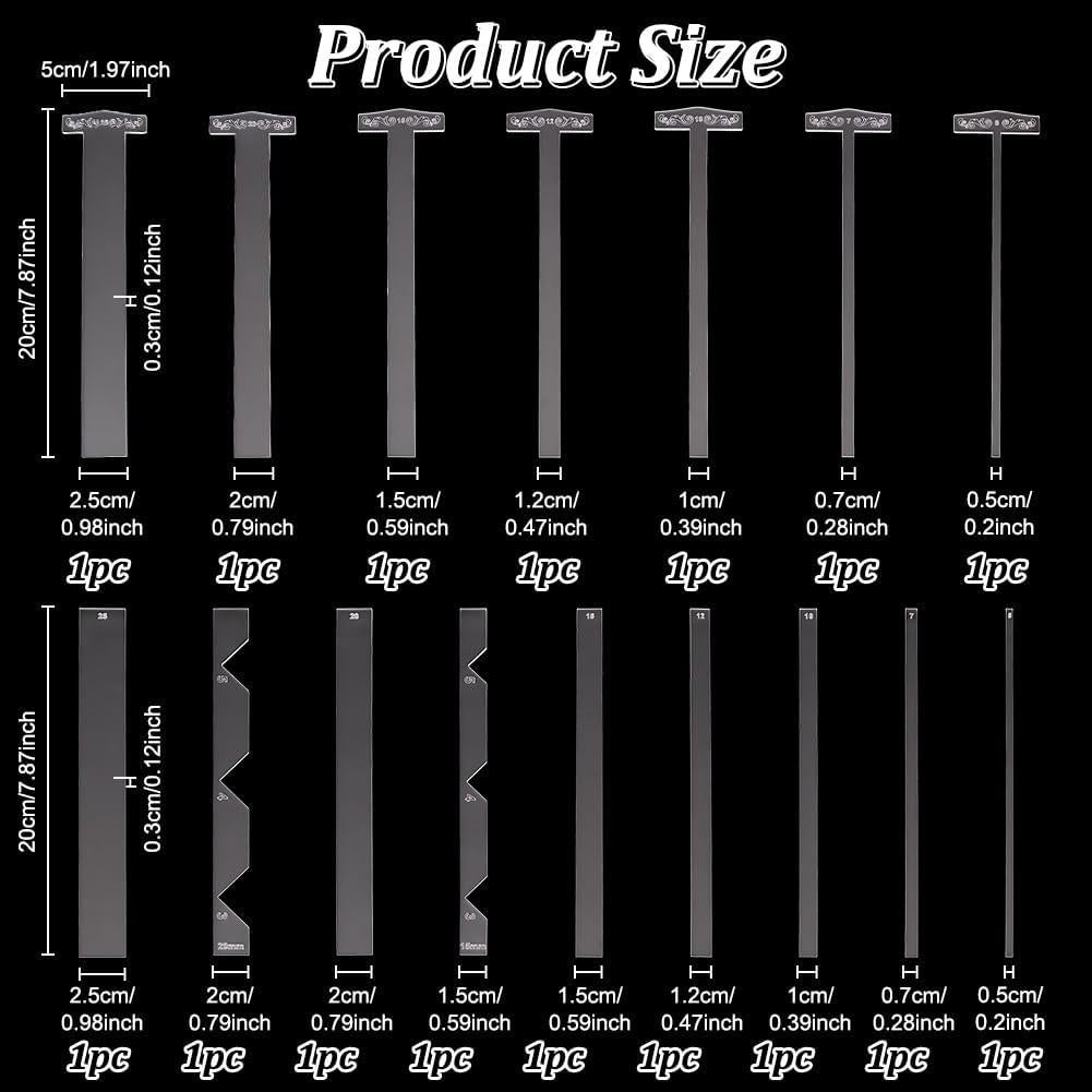 Kit de Encuadernación Acrílica NBEADS 16 Piezas para Scrapbooking