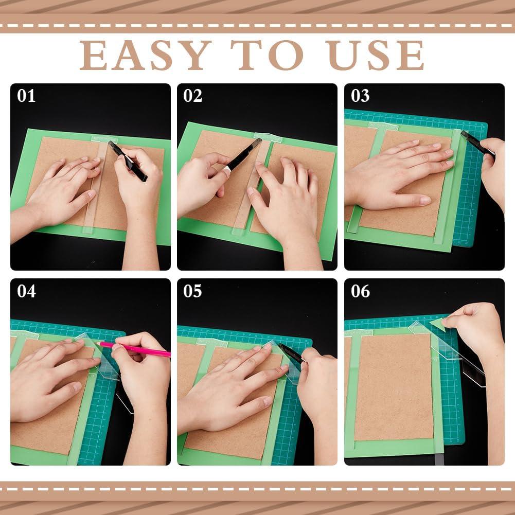 Kit de Encuadernación Acrílica NBEADS 16 Piezas para Scrapbooking