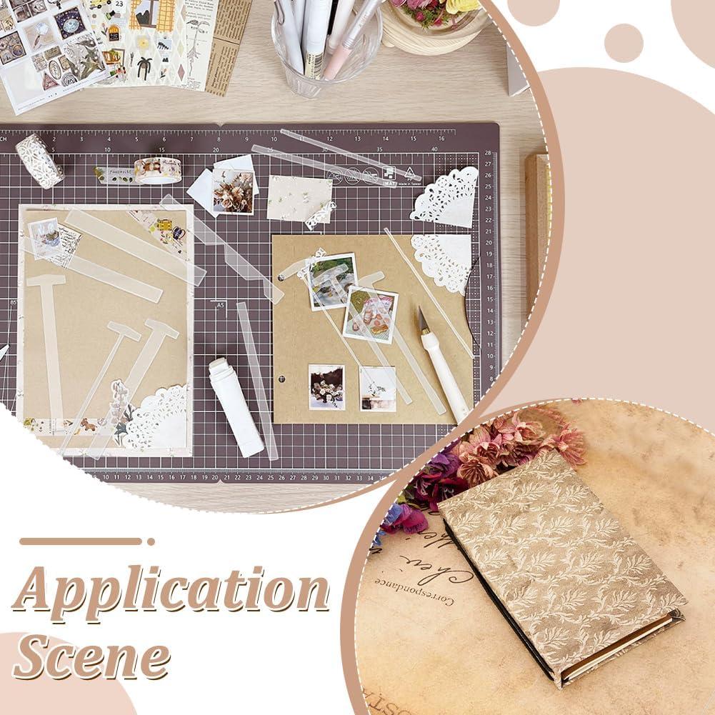 Kit de Encuadernación Acrílica NBEADS 16 Piezas para Scrapbooking