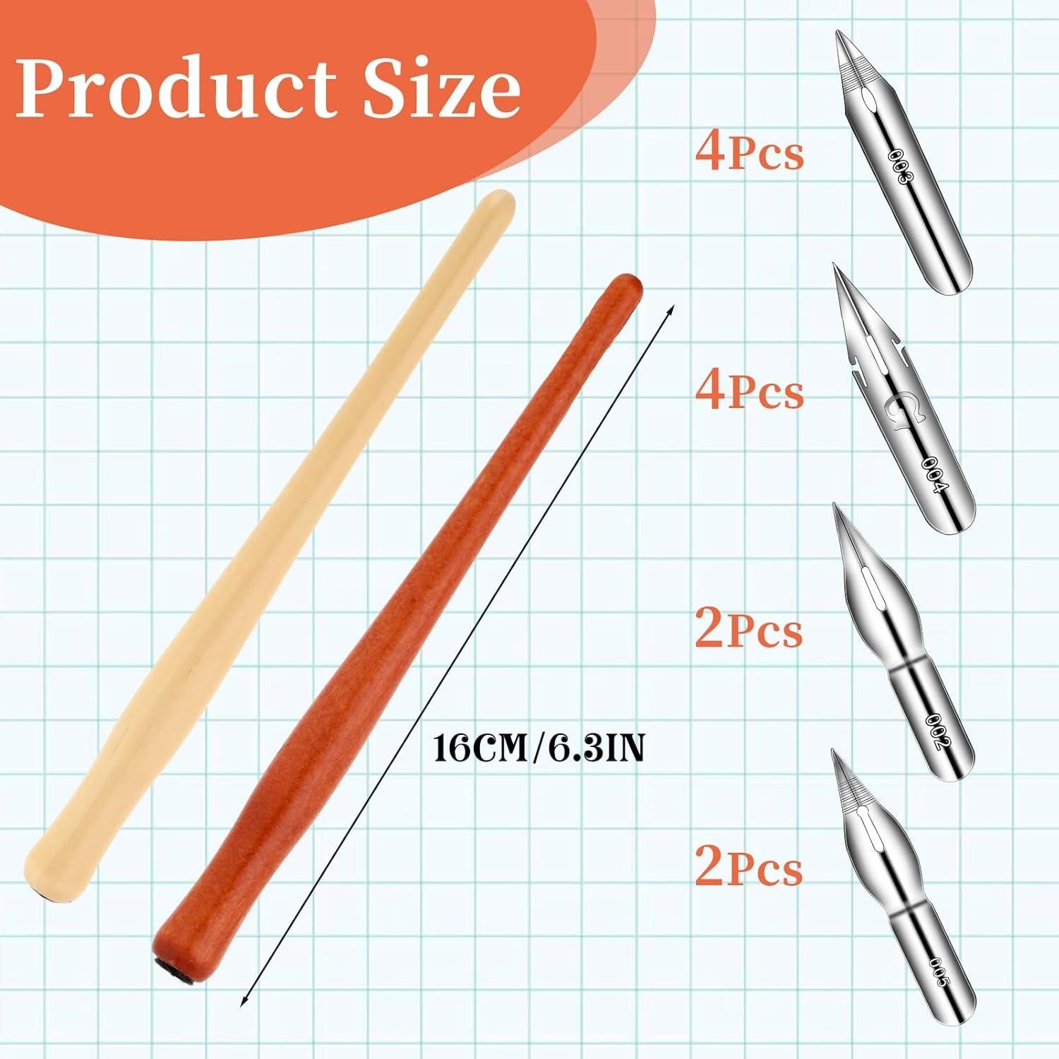 Conjunto de Plumas de Inmersión Larrel 14 PCS Caligrafía