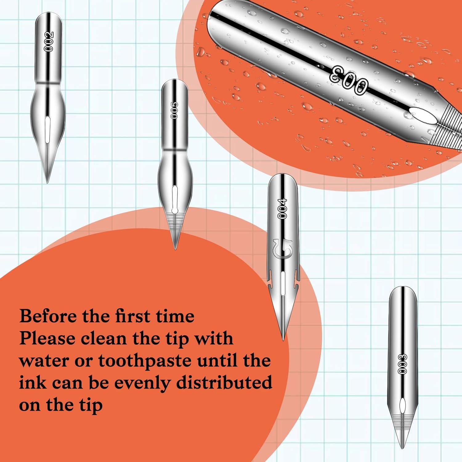 Conjunto de Plumas de Inmersión Larrel 14 PCS Caligrafía