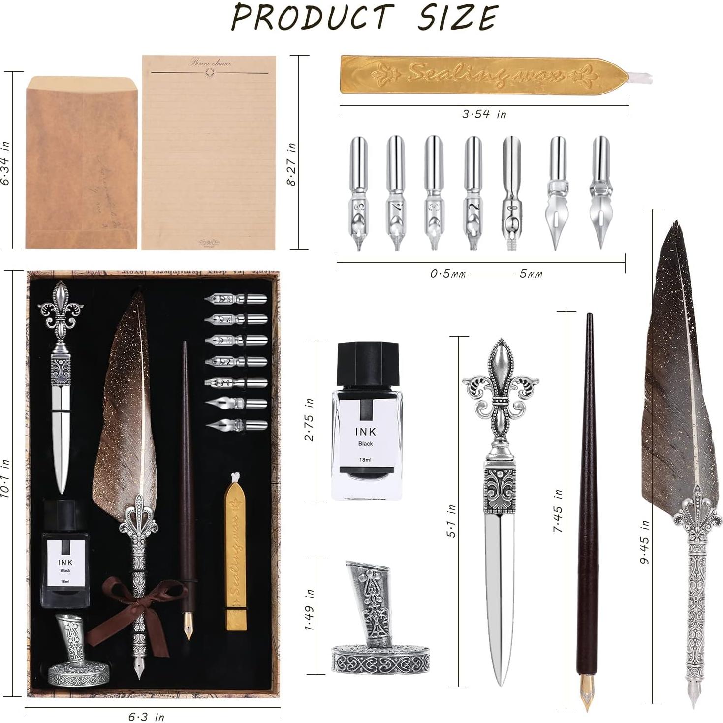 Juego de Pluma de Caligrafía NOPOINO con Tinta y Accesorios