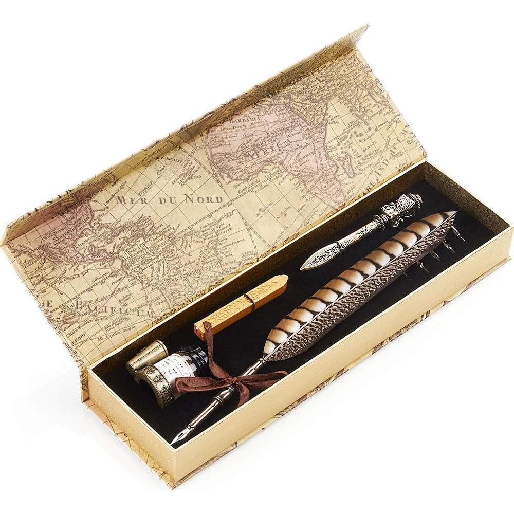 Juego de Pluma de Caligrafía GC LL-14 con 6 Puntas y Tinta