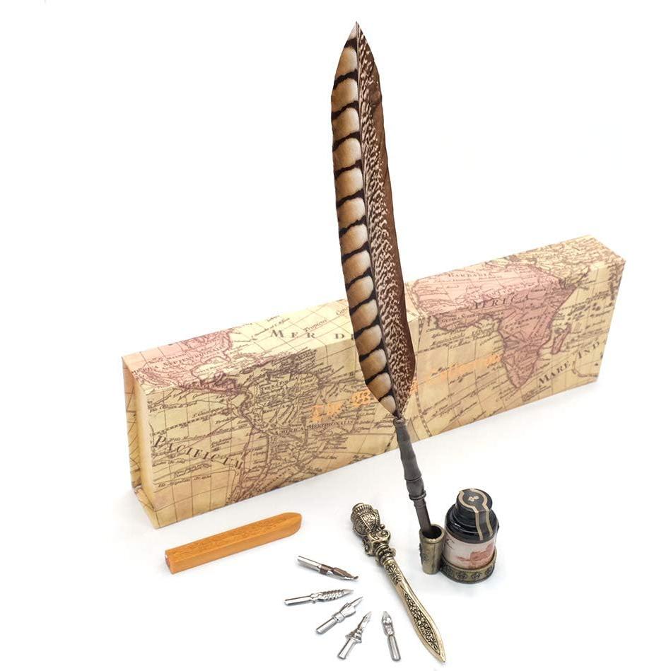 Juego de Pluma de Caligrafía GC LL-14 con 6 Puntas y Tinta