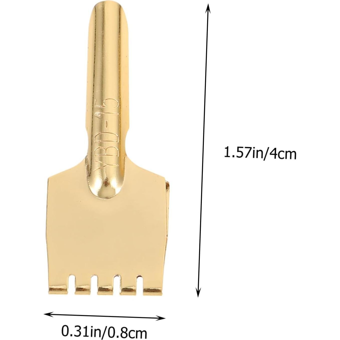 5 Puntas de Pluma de Caligrafía NUOBESTY - Latón Dorado