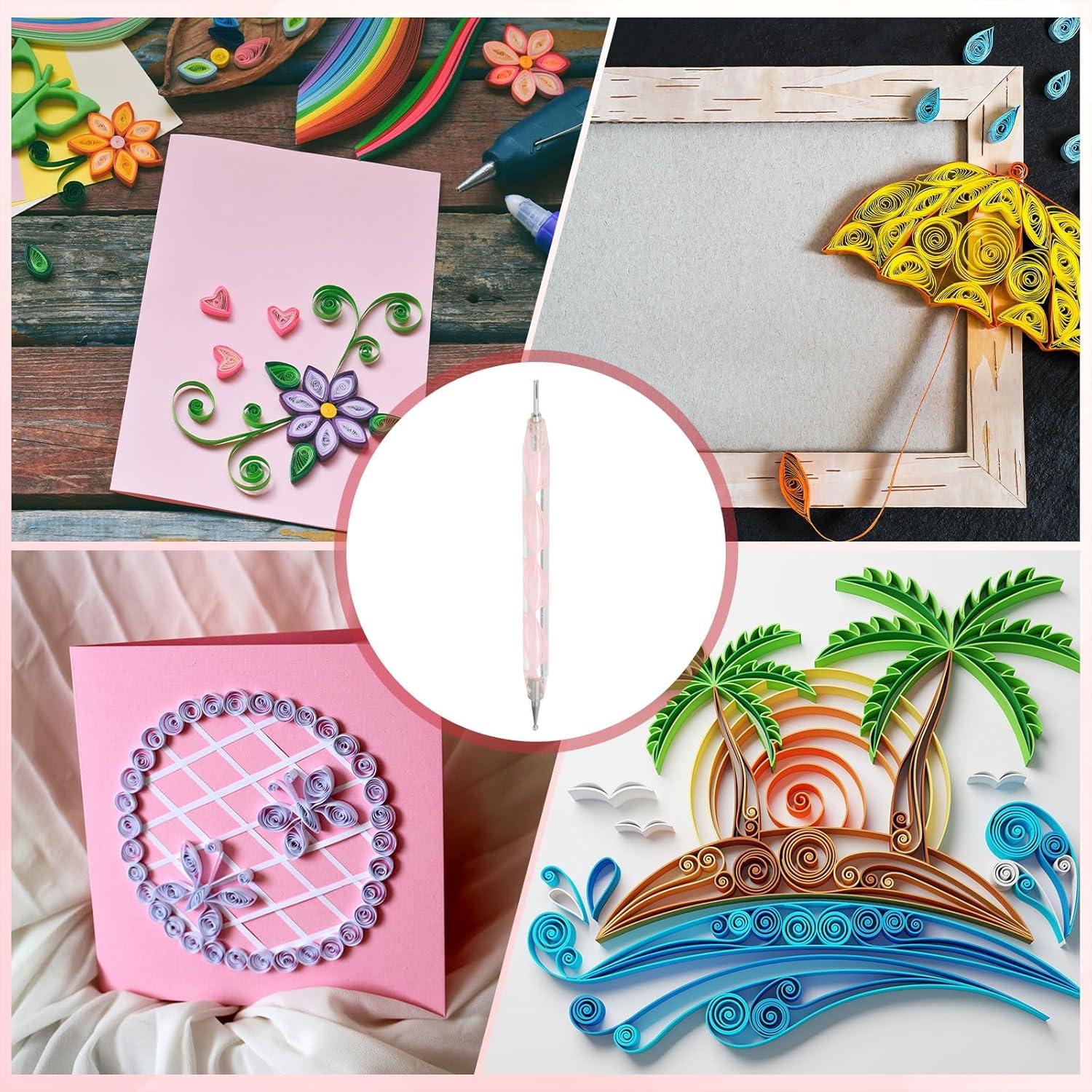 Bolígrafo de Quilling Doble Cabeza MECCANIXITY Rosa 127mm