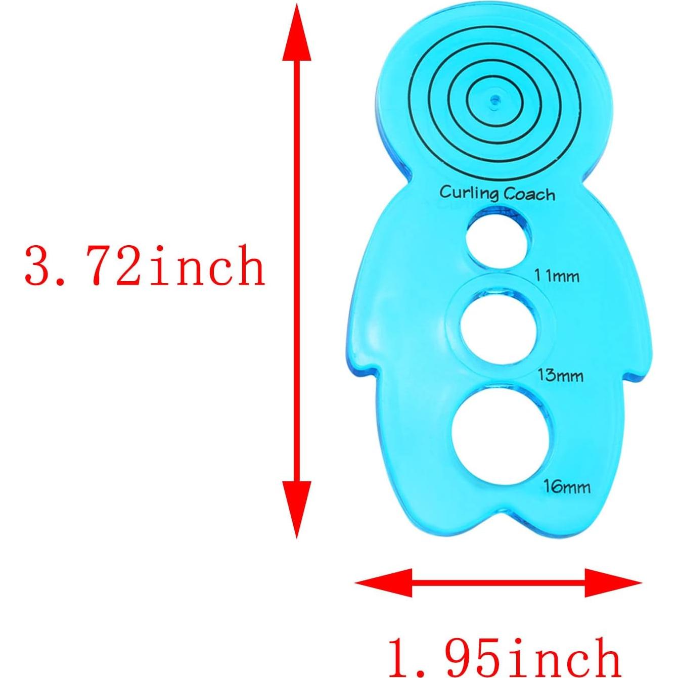 Herramientas de Acolchado de Papel ZYAMY 2 Piezas Azul y Rojo