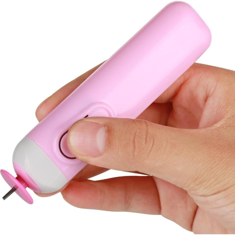 Kit de Quilling de Papel HEEPDD con Bolígrafo Automático Rosa