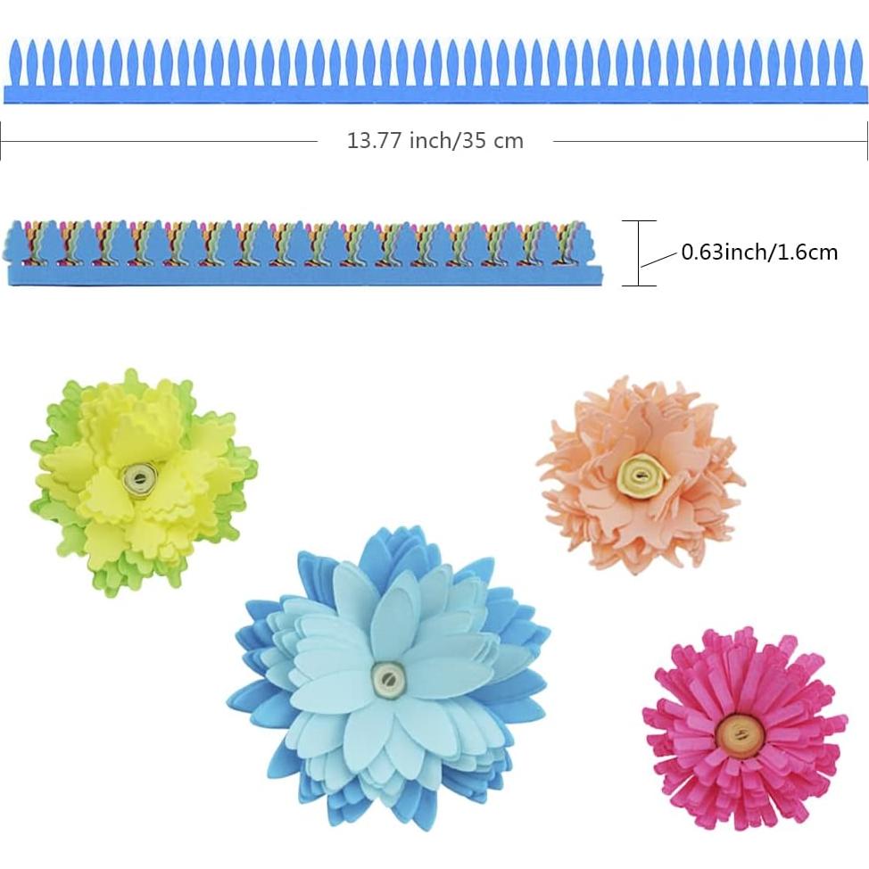 Tiras de Papel Quilling Coloridas Saktopdeco 72 Piezas 35 cm