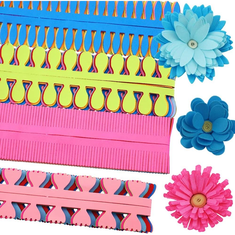 Tiras de Papel Quilling Coloridas Saktopdeco 72 Piezas 35 cm