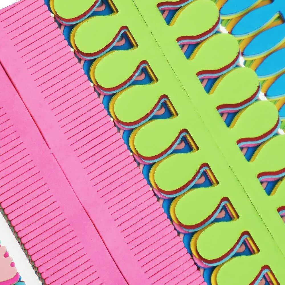 Tiras de Papel Quilling Coloridas Saktopdeco 72 Piezas 35 cm