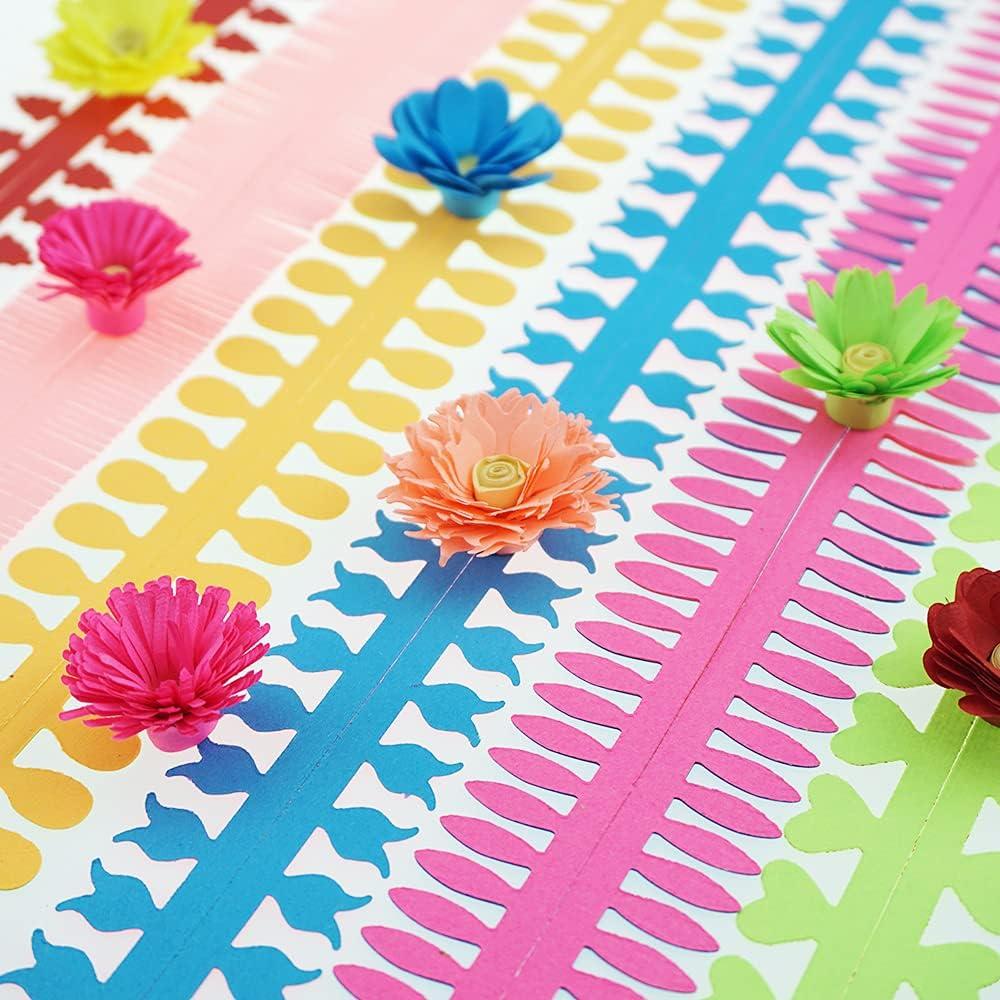 Tiras de Papel Quilling Coloridas Saktopdeco 72 Piezas 35 cm